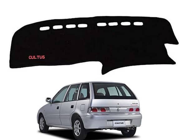 Suzuki Cultus Dashboard Cover Carpet (2007-2016) | Washable and Anti-Scratch Protection