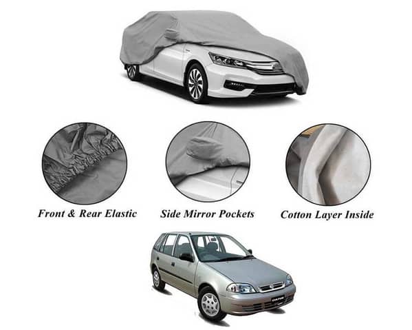 Suzuki Cultus Car Top Cover 2007-2017 with Non-Woven Outer Layer and Inner Cotton Protection