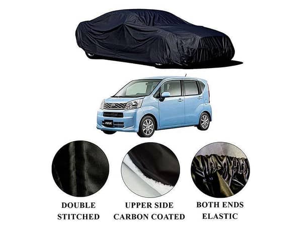 Daihatsu Move Car Top Cover with Polymer Carbon Coating | Double Stitching and Waterproof Design