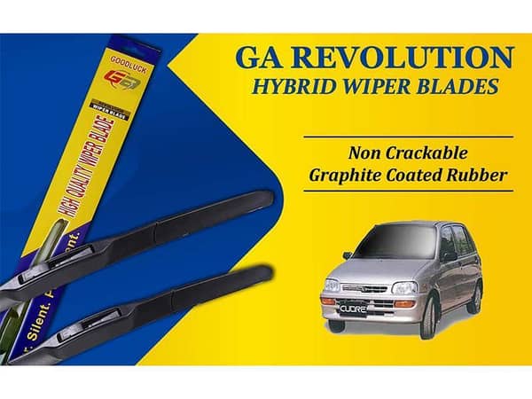 Daihatsu Cuore GA Revolution Hybrid Wiper Blades (2000-2012) | Durable Graphite Coated Rubber