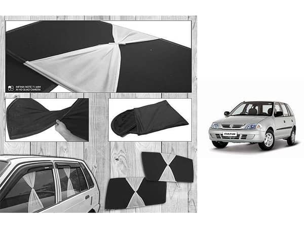 Foldable Sun Shades for Suzuki Cultus 2007-2017 with Fancy Design