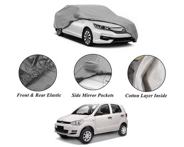 Car Top Cover for United Bravo 2018-2021 with Non Woven Inner Cotton Layer, Waterproof and Anti-Scratch Features
