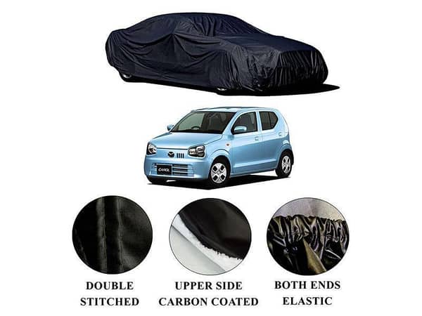 Mazda Carol Car Top Cover (2010-2023) with Polymer Carbon Coating | Waterproof and Double Stitched