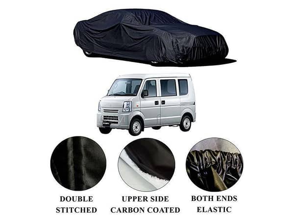 Suzuki Every Car Top Cover with Polymer Carbon Coating | Double Stitched and Waterproof Design
