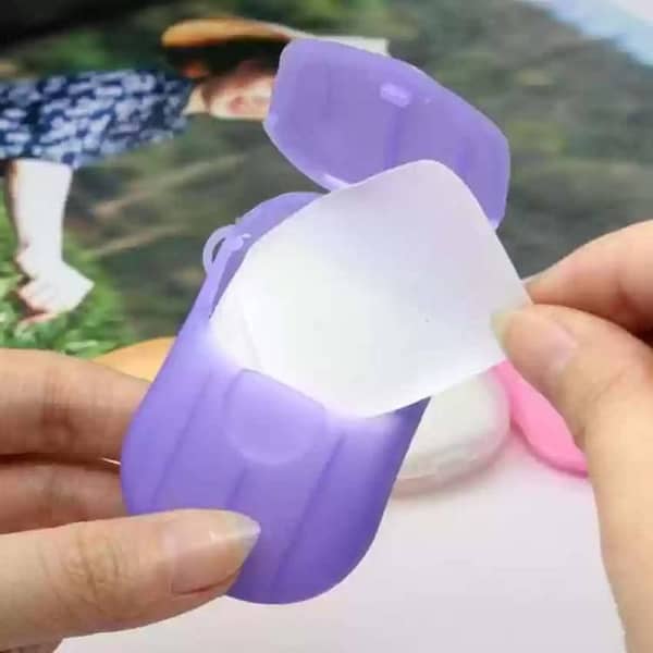 Mini Paper Soap for Travel - 20 Perfumed Sheets