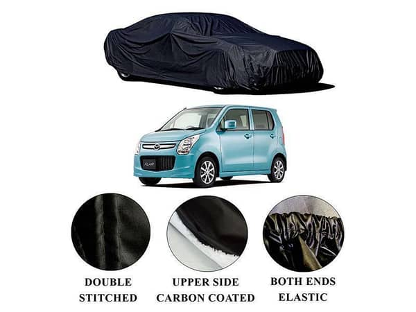 Mazda Flair Car Top Cover 2017-2023 - Polymer Carbon Coated, Waterproof, Double Stitched