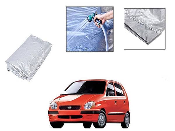 Double Stitched Parachute Top Cover for Hyundai Santro Club (2003-2014)