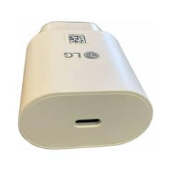 Lg V60 Thinq 25 w Watt original box plugged charger watsap 03234806676