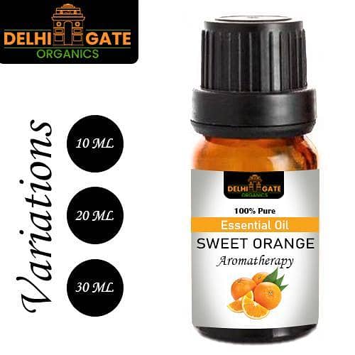 Sweet Orange Essential Oil by 100% Pure & Natural for Aromatherapy