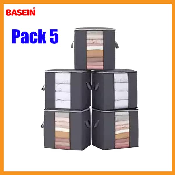 Zipper Storage Bags for Clothes – Large Organizers for Travel, Bedding, and Seasonal Items, Durable Storage Solutions for Home and Travel