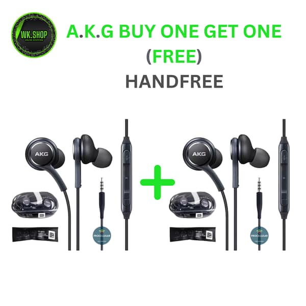 Hands-Free Earphones with Microphone and Volume Control for iOS and All Smartphones - Buy One, Get One Free