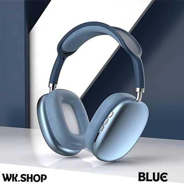 WK. SHOP P9 Wireless Bluetooth Headphones | Over-Ear HiFi Stereo Sound | Integrated Microphone | Sports Headset Compatible with iPhone, Tablet, and PC | Noise Cancellation