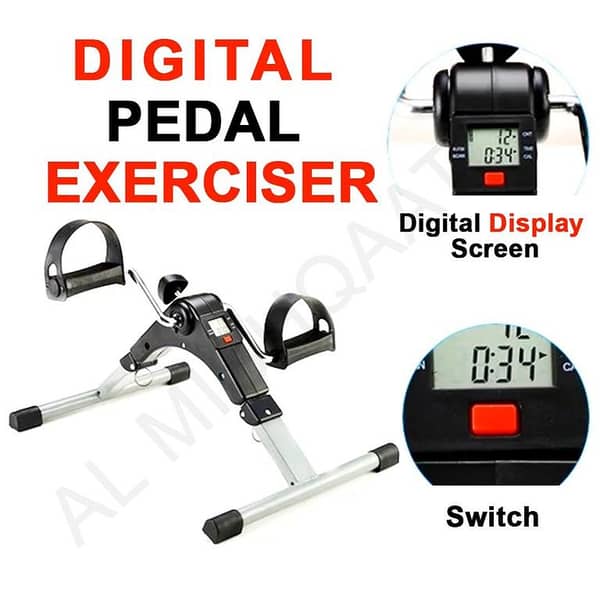 Portable Mini Bicycle Trainer for Indoor Leg Rehabilitation and Fitness - Household Pedal Exerciser MC05