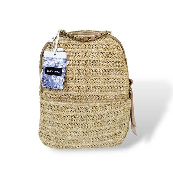 DaVinci Small Straw Backpack for Women - High-Quality Replica for Everyday Use