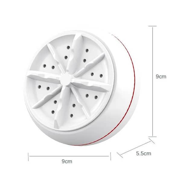 Portable Mini Ultrasonic Turbo Washing Machine with USB Plug