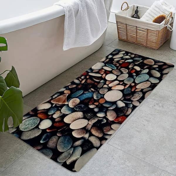 Anti-Slip Floor Mat by Super Absorbent, Fade & Water Resistant, Quick Dry Doormat for Kitchen and Bathroom - Size 40x120 cm