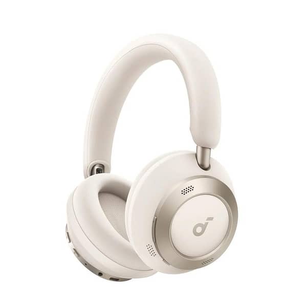Anker Soundcore Space One Pro Noise Cancelling Headphones with Travel Case, 60 Hours of Audio, Ultra-Fast Charging, and Foldable Design