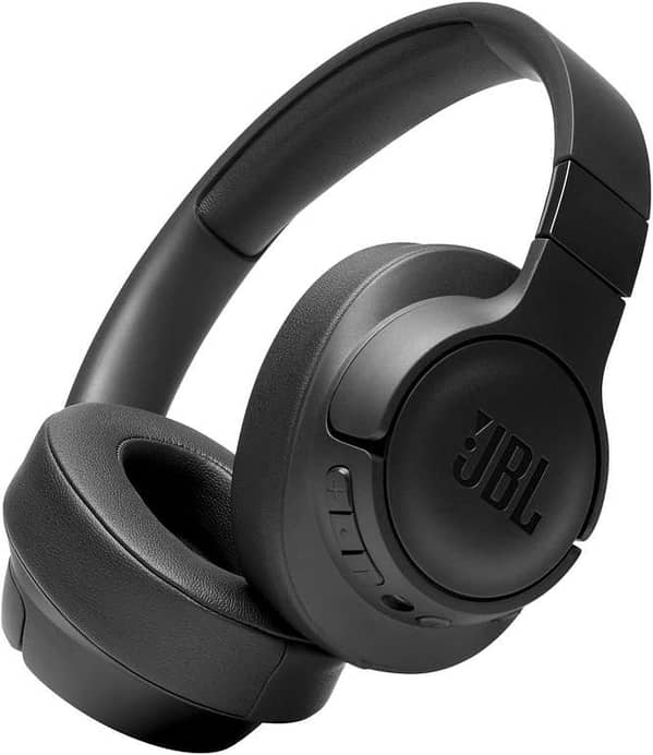 JBL Tune 760NC Over-Ear Headphones: Wired/Wireless, Active Noise Cancelling, Built-In Microphone, Hands-Free Controls, Black