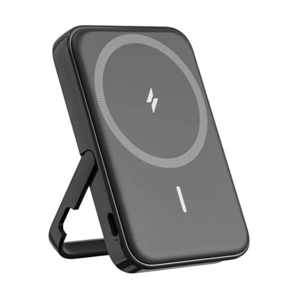 Anker MagGo 5000mAh Magnetic Power Bank with Foldable Stand and 7.5W Wireless Charging Capability