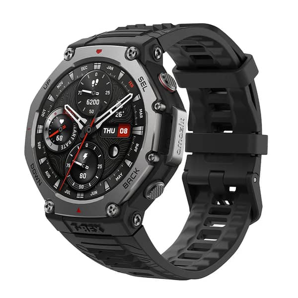 Amazfit T-Rex 3 Smart Watch with 1.5" AMOLED Display, 12 Military Certifications, Rugged Design, and 20-Day Battery Life for Fitness Tracking
