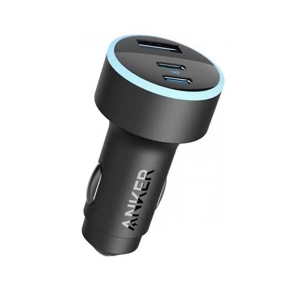 Anker 335 3-Port Car Charger with 67W Output and 3-Month Warranty