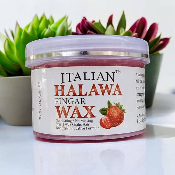 SALOONMAGICS Italian Gold Halawa Finger Wax - High Quality, Easy-to-Use Hair Removal Wax