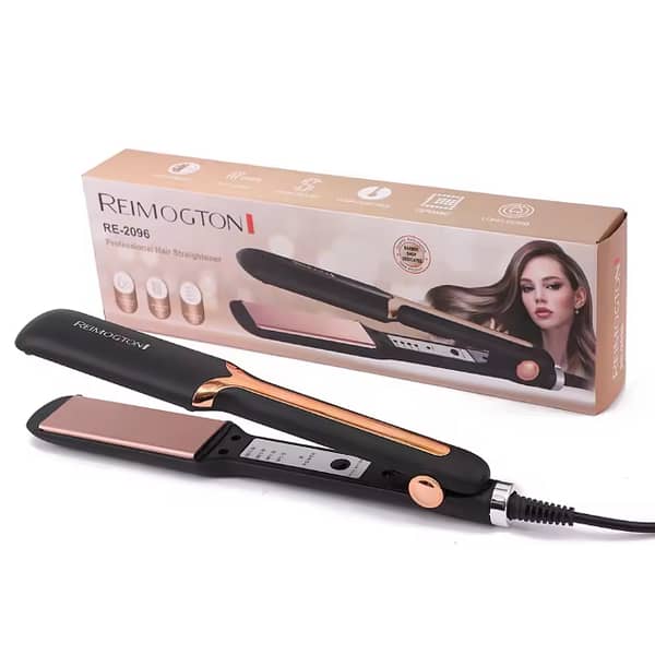 Custom Salon Professional Titanium Flat Iron Hair Straightener for All Hair Types