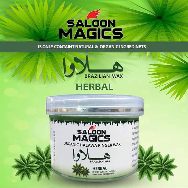 SALOONMAGICS Halawa Finger Wax - Pure Silky Wax for Body and Face Use