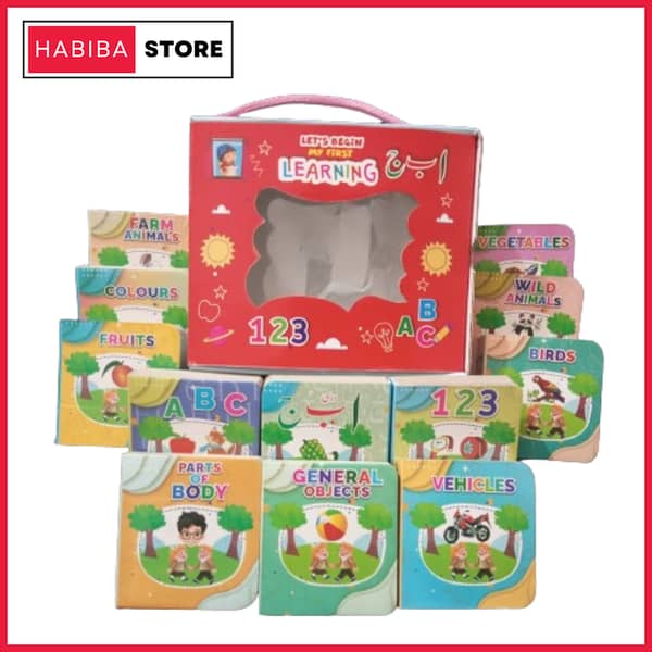 Montessori 12-in-1 Learning Library: Early Learning Books for Preschool Babies and Kids