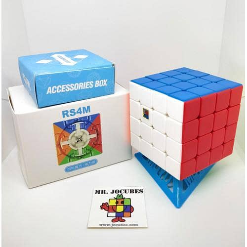 Moyu RS4M 2020 4x4 Magnetic Speed Cube Puzzle - Stickerless and Colorful Toy for Children R4SM