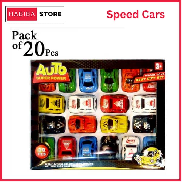 Mini Car Toy Set for Kids - 5 or 20 Pull Back Multicolor Cars, Ideal Gift for Children