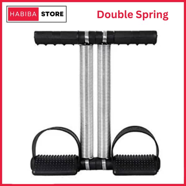 Double Spring Tummy Trimmer by [Brand Name] - Compact Fitness Machine for Effective Weight Loss at Home or Gym