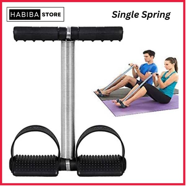 Single Spring Tummy Trimmer Machine for Effective Weight Loss at Home Gym