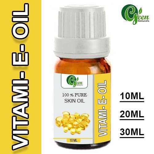 Natural Vitamin E Oil for Skin and Hair Care, 100% Pure Formula