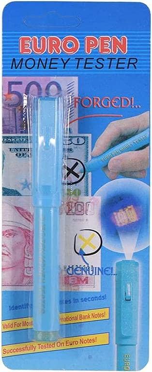 UV Light Euro Pen for Detecting Fake Currency Notes