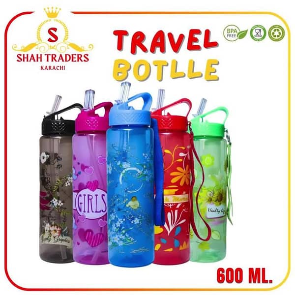 Set of 4 Icetube Bottles for School, Office, and College Use - High-Quality Drinking Bottles