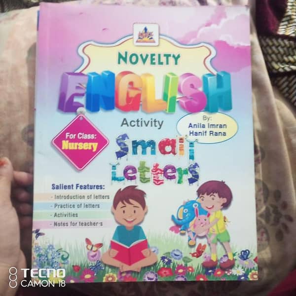 Nursery Touch & Feel Book Set - Urdu, English, and Math Activity Books for Preschool Kids - Pack of 3 Learning Resources