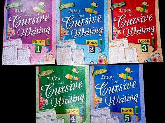 Cursive Writing Practice Workbooks for Kids and Adults - 5 Book Set for Handwriting Improvement