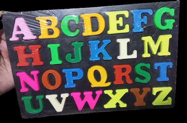 ABC Kids Learning Board - Engage in Early English Education with a Colorful Plastic Puzzle