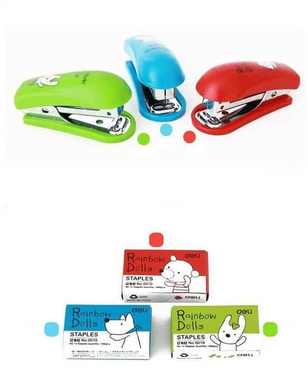 100-Pin Large Capacity Stapler with 50mm Feed Depth for Desktop and Office Use