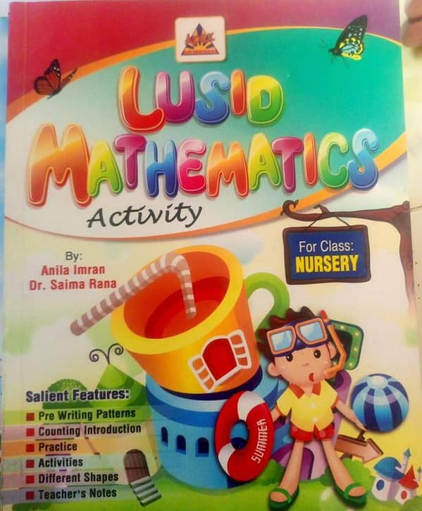 Lusid Mathematics Activity Book for Ages 3-5: Maths Reading, Writing, Tracing, and Fun Activities for Playgroup to Nursery