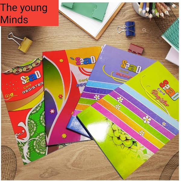 Register Notebook with 322 Pages for University, College, Boys, and Girls - Durable Silicon Binding for Notes and Journals