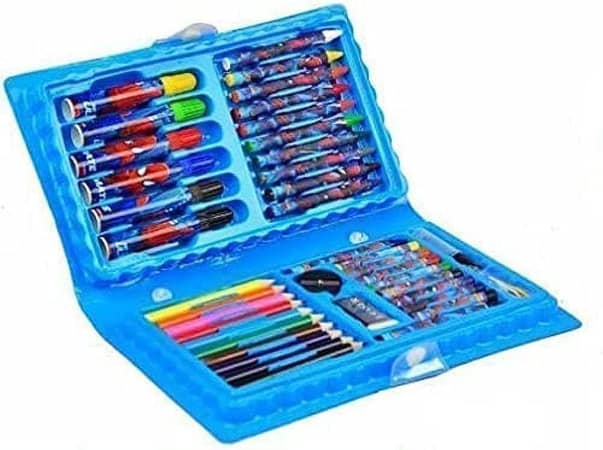 42-Piece Colour Pencil Set with Crayons, Watercolors, and Sketch Pens in Random Selection