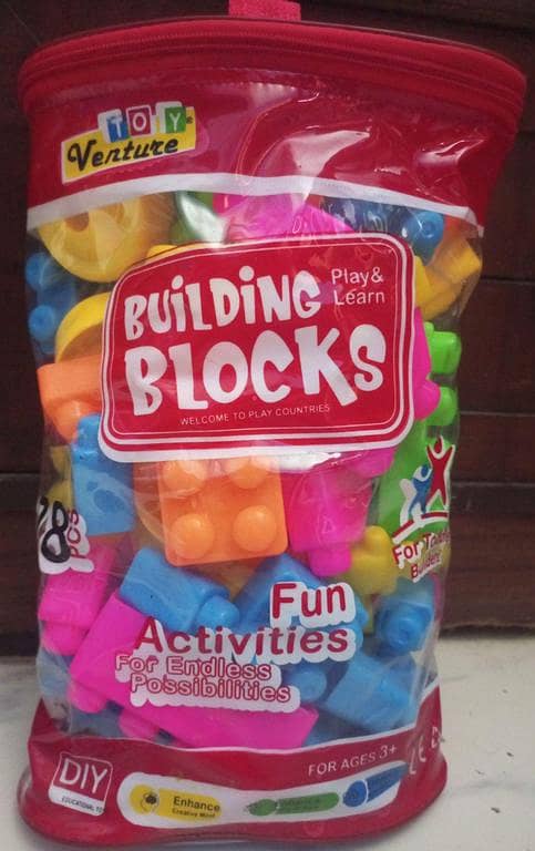 Lego 78-Piece Multicolor Building Blocks Pouch for Kids