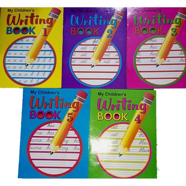 Cursive Handwriting Practice Workbook Set - 5 Books for Improving English Writing Skills - Educational Calligraphy for Children