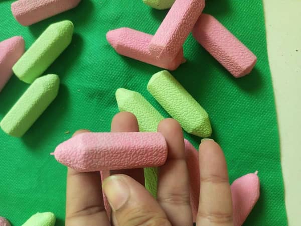 10-Pack of Big Pencil-Shaped Erasers for Office and School Use