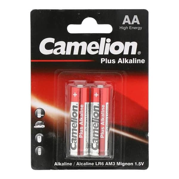 Camelion Plus AA2 Alkaline Batteries – Pack of 2