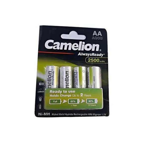 CAMELION AA Rechargeable Batteries 2500 mAh - Pack of 4