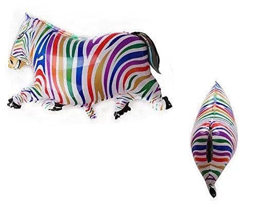 Zebra Foil Balloon - Jungle Theme (17 x 26.5 Inches)