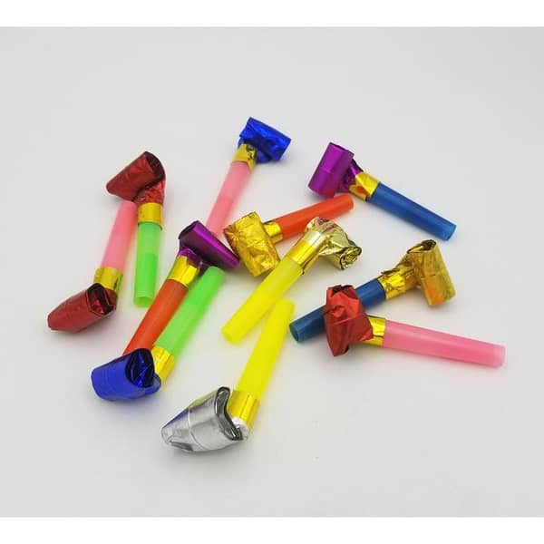 Pack of 10 Party Whistles for Celebrations